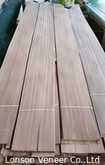 1MM الأثاث Sapele الخشب القشرة Sapelli لوحة قطع مسطحة الدرجة AA