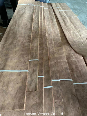 0.45mm African Bubinga Pomelle A Grade لأثاث الديكور الداخلي