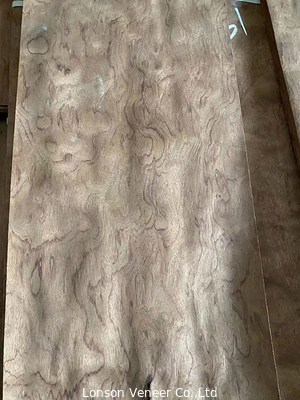 0.45mm African Bubinga Pomelle A Grade لأثاث الديكور الداخلي