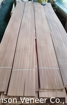 1MM الأثاث Sapele الخشب القشرة Sapelli لوحة قطع مسطحة الدرجة AA