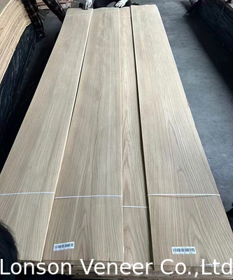 الطبيعية 0.4mm الأمريكية البيضاء البلوط الفنير 10mm العرض تطبيق على الخشب المقلد